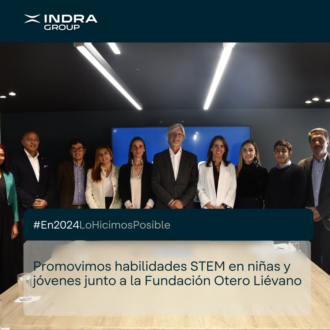 ¡Promovemos el liderazgo femenino desde la tecnología! #En2024LoHicimosPosible junto a la Fundación Otero Liévano. 158 niñas participaron en conversatorios y concursos para soñar y construir sin límites