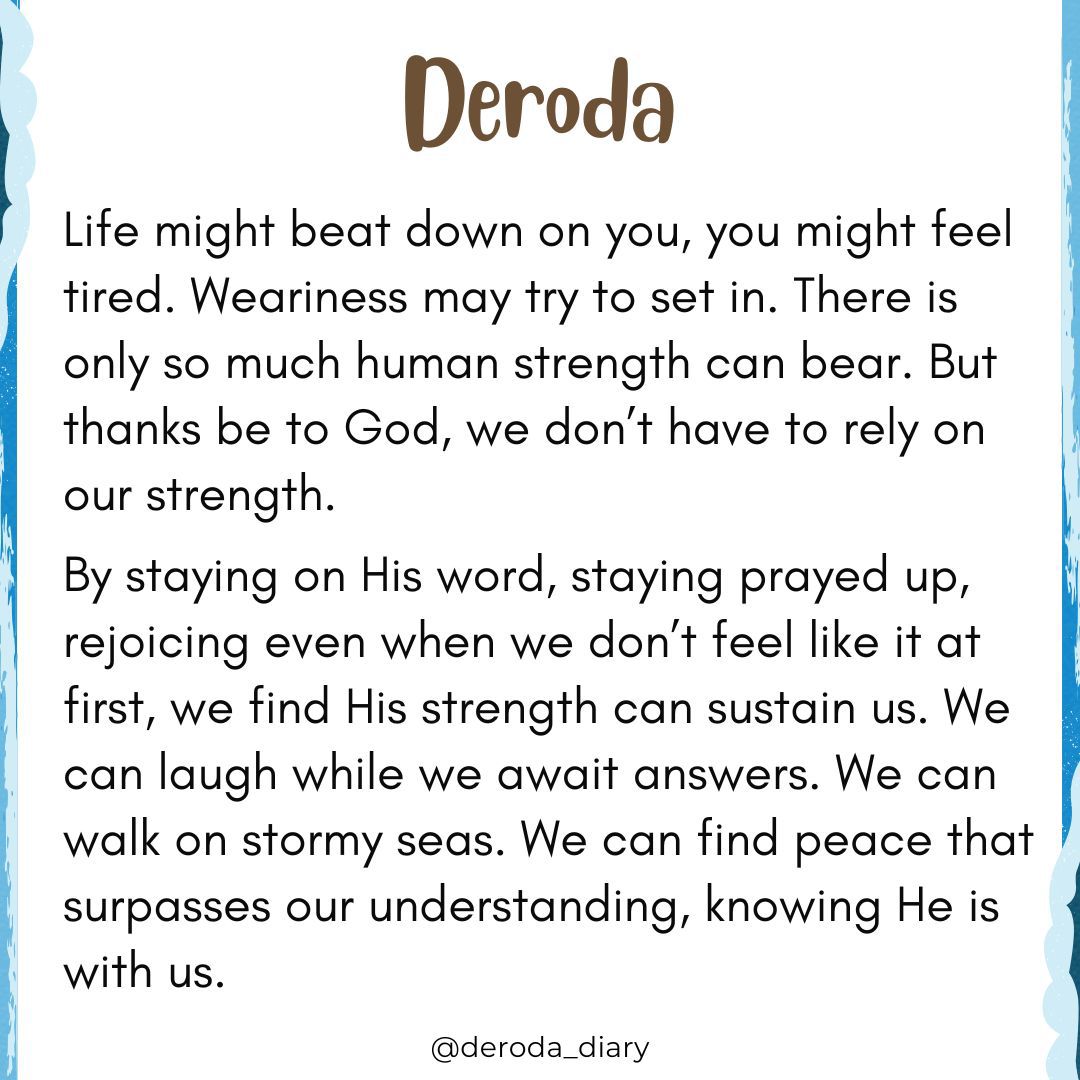 DerodaDiary's tweet photo. Faith works. Keep hope alive.🕊️🤍
#Godstrength #FaithinGod #Deroda_diary https://t.co/4VTIo0QpPr