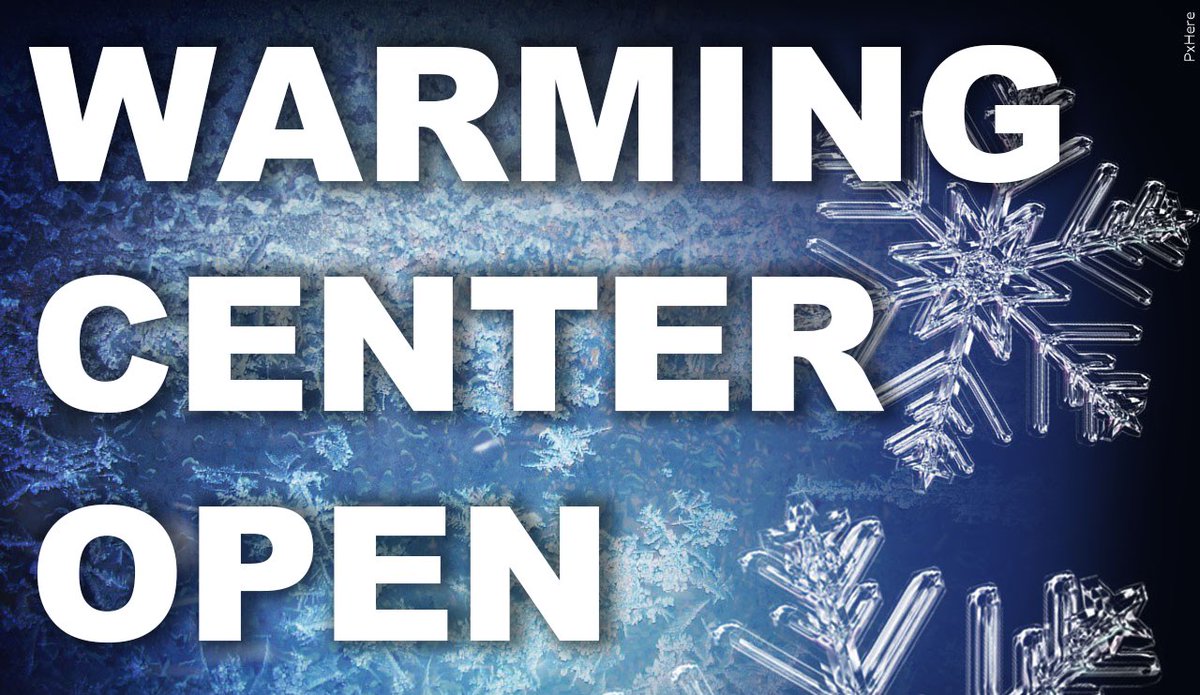 Please be advised: Mayor Robert Sullivan and the Brockton Emergency Management Agency will open a warming center today from 12pm to 9pm at the Main Library, 304 Main St.