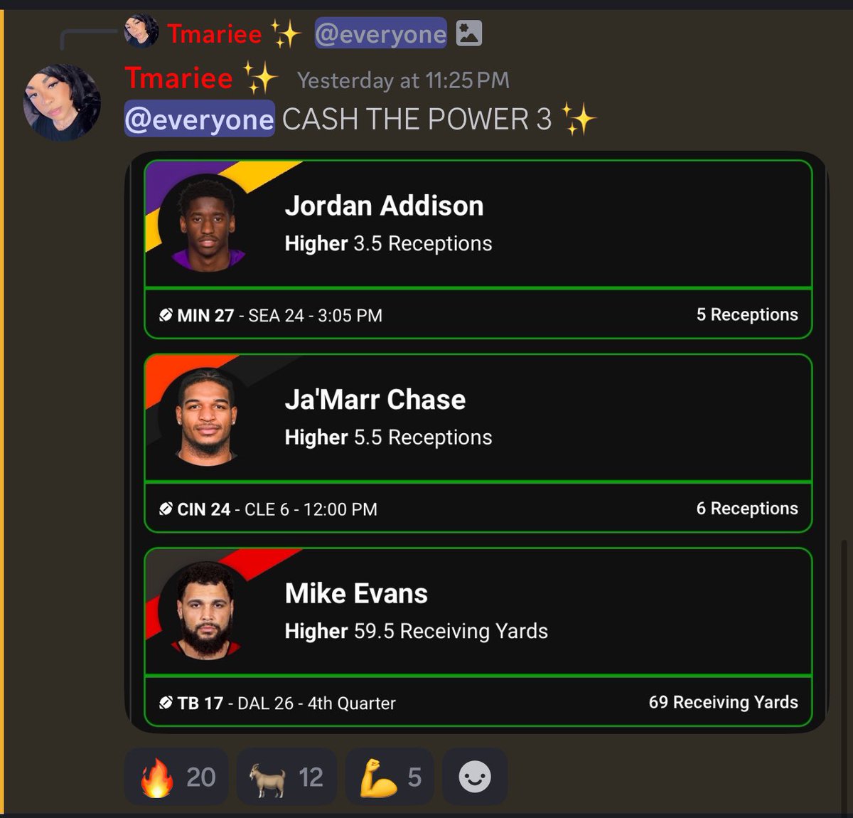 BaneSquad_'s tweet photo. All the females cashed tf out yesterday ⬇️
Join the #OnlyPics Discord Server ⬇️
This is a discord for the female sport bettors ⬇️
https://t.co/N89JpGORaT https://t.co/eqOwQepzNK