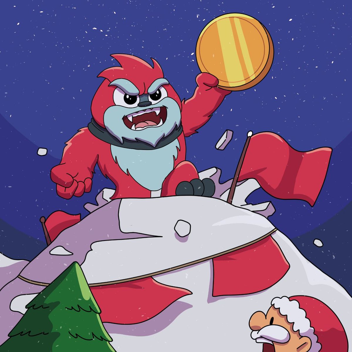 A storm is brewing and the Yeti is leading the charge! 🐾 

Something big is coming. 

Prepare for the official launch don’t miss it! ⏳