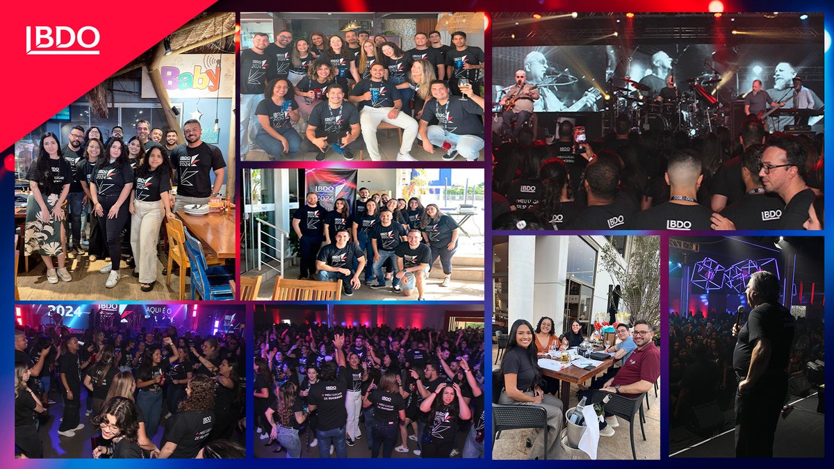 BDOBrazil's tweet photo. Na última semana os nossos profissionais comemoraram o ano de 2024 da BDO. Com o tema Meu Lugar de Sucesso, as festas levaram experiências incríveis para todo o Brasil. Em São Paulo, Os Paralamas do Sucesso, foram escolhidos por fazerem sucesso ininterruptamente há 40 anos.
#BDO https://t.co/bAgYkwZU1W