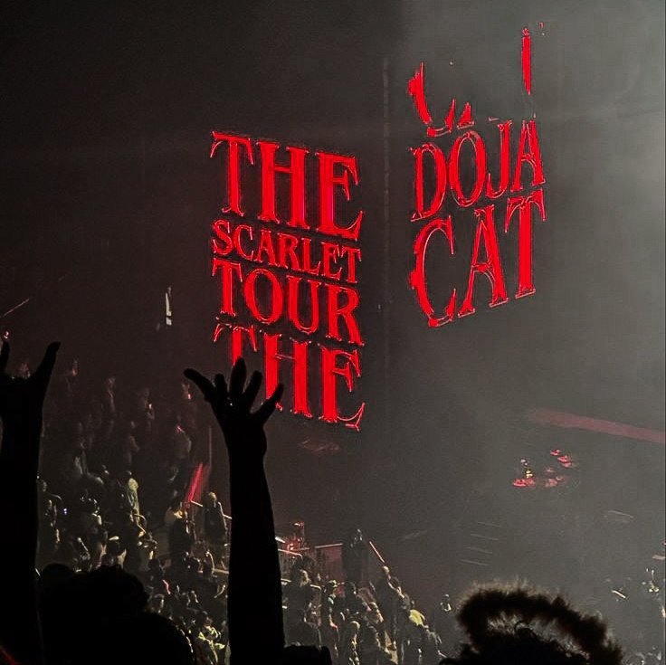 dojadragqueen's tweet photo. all of Doja Cat's outfits from the Scarlet Tour; a thread.🧵 https://t.co/NxVKkyc6jb