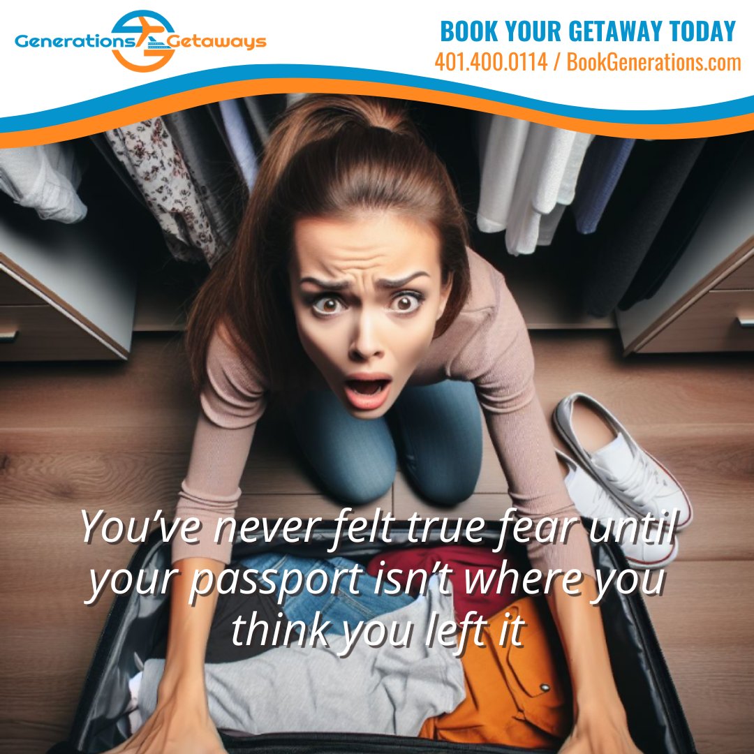 GenGetaways's tweet image. Hmmm… If I were a passport, where would I be?

#travel #vacation #getaway #allinclusive #resort #cruise #caribbean #europe #beach #family #quotetoliveby #travelquotes #GenerationsGetaways #BookGenerations