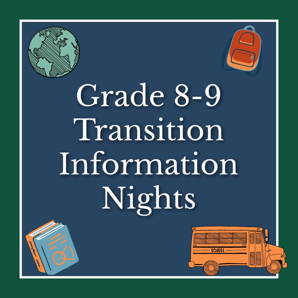 Grade 8-9 Transition Information Nights happening across LKDSB secondary schools in the new year! 
Check out the schedule to plan your visit at: bit.ly/4iIv6sF