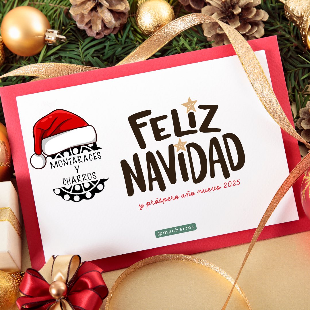 MyCharros's tweet photo. Montaraces y charros os desea una feliz Navidad y un próspero año nuevo 2025, cargado de música y folclore 🎄🎁

#Montaraces #Charros #Salamanca #FelizNavidad #FelizAño https://t.co/LG3beKUEU6