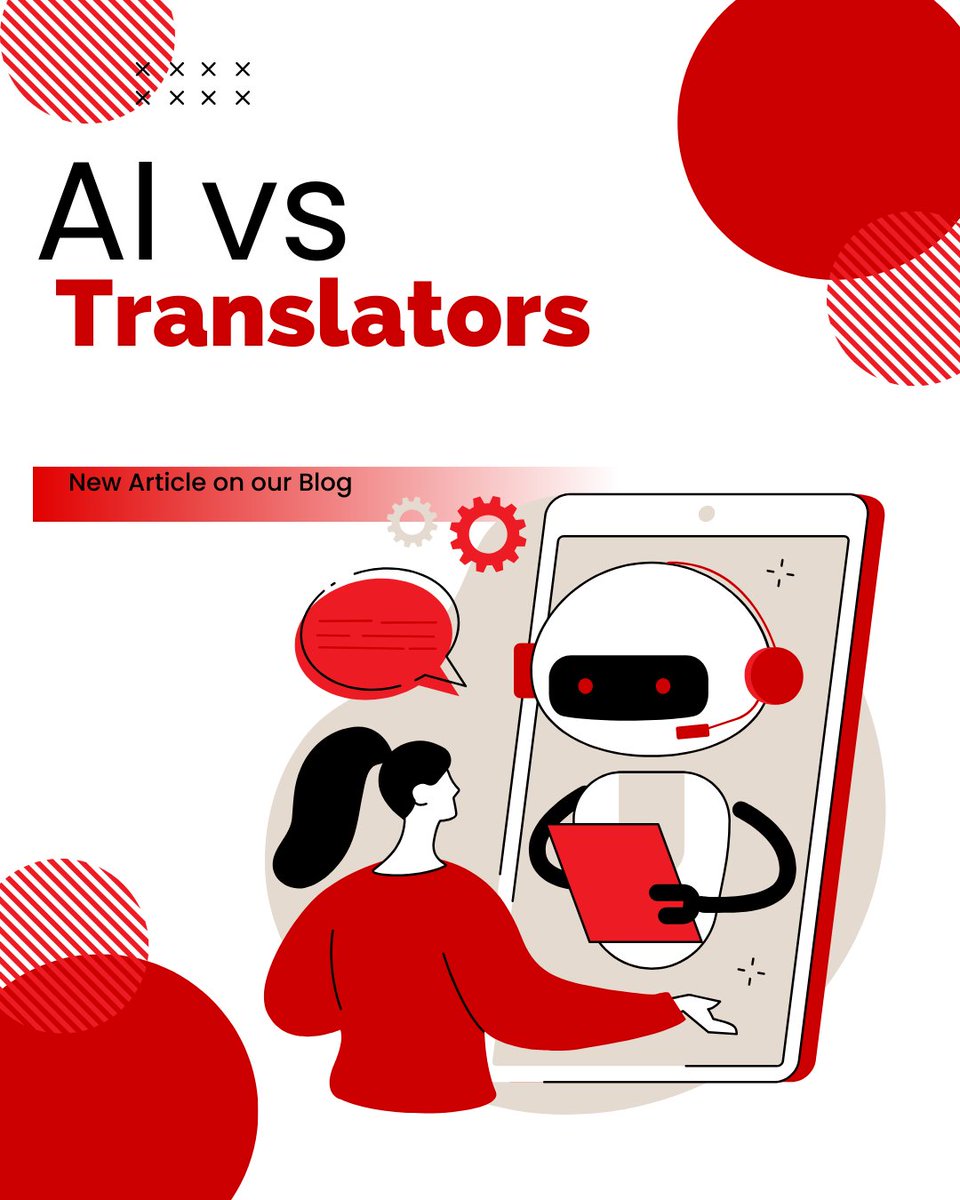 swisssolutions's tweet photo. Do you think AI can replace a translator?
🤔💻Or are some things just too... human?

In our latest article, "AI vs. Translators", we dive into the limits of artificial intelligence in literary translation. 

🔗 Read it now on our website! https://t.co/miG3p2ZAND https://t.co/68idda2FR3