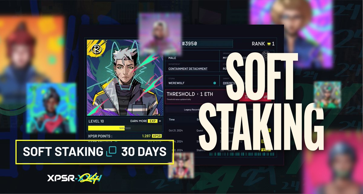 xpsr_'s tweet photo. HODL your XPSR-24!

Hold your XPSR-24 every day and keep it off the market to maintain your streak. The longer the streak, the bigger the EXP you’ll earn!

Check yours: https://t.co/AzoidMOY2I https://t.co/6MyoEOF7Xj