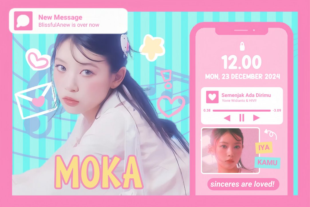 ⓘ NOTIFICATIONS.⠀

A new love has turned the world into a symphony of tender moments. Every step feels like a waltz, a delicate balance of beauty and trust. I, Sakai Moka, am finally ready to walk out of Blissful Anew, where joy forever resides.
⠀