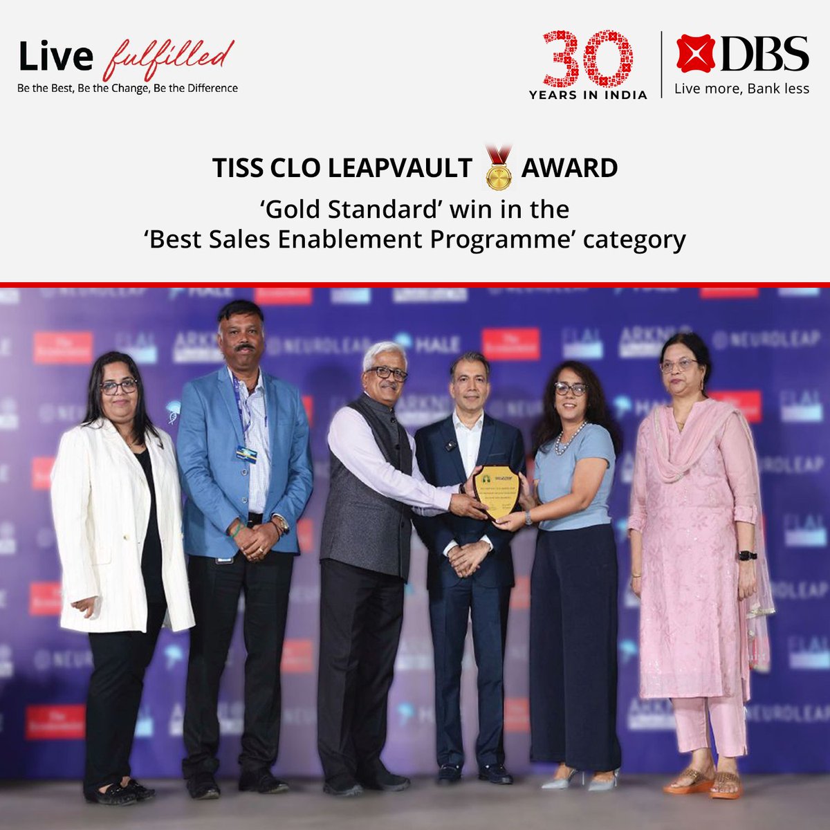 DBSBankIndia's tweet photo. 2024 has been a remarkable year for #DBSBankIndia, with our practices earning awards that reaffirm our commitment to create a workplace culture where employees can #LiveFulfilled.
Join us and be part of a workplace that empowers growth: https://t.co/EcwdkxKQ49
#DBSAwards https://t.co/pWiCJrmfP4
