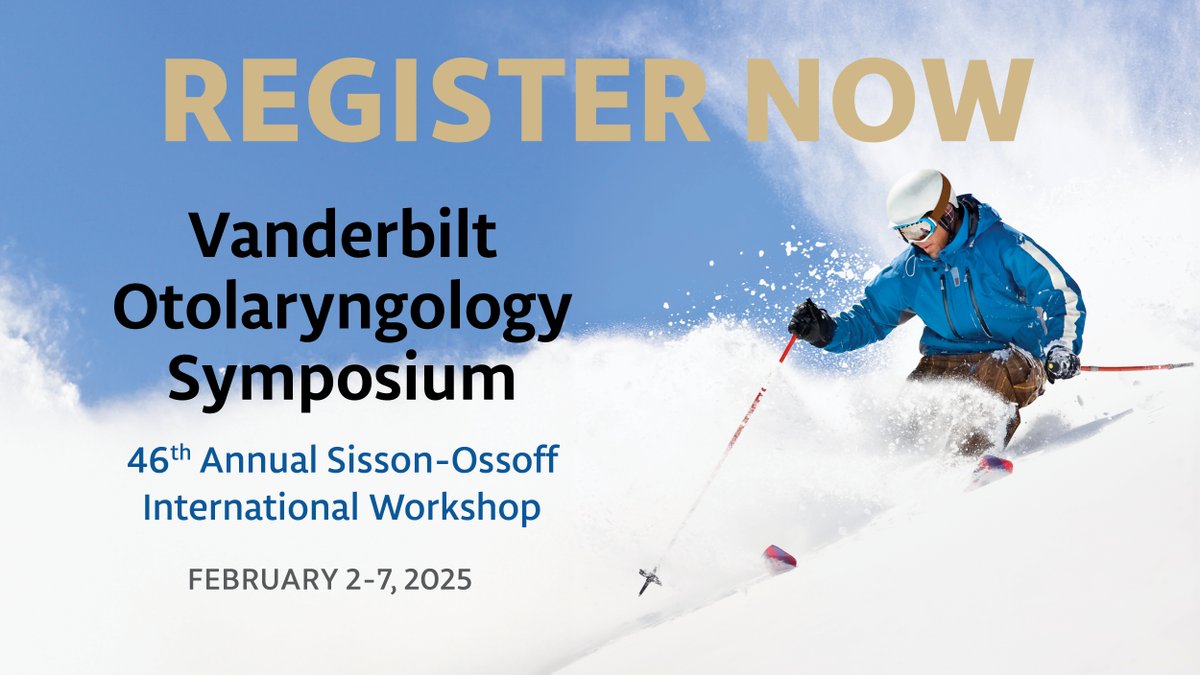 VanderbiltENT's tweet photo. We are excited to host our 46th annual #Sisson event. Join us Feb 2-7 for an interactive, panel-based program featuring head & neck surgery, facial plastics, laryngology, otology, sinus, pediatric otolaryngology & sleep medicine. #Sisson2025 https://t.co/hRUuXyY7lo https://t.co/3XzzET1kTv