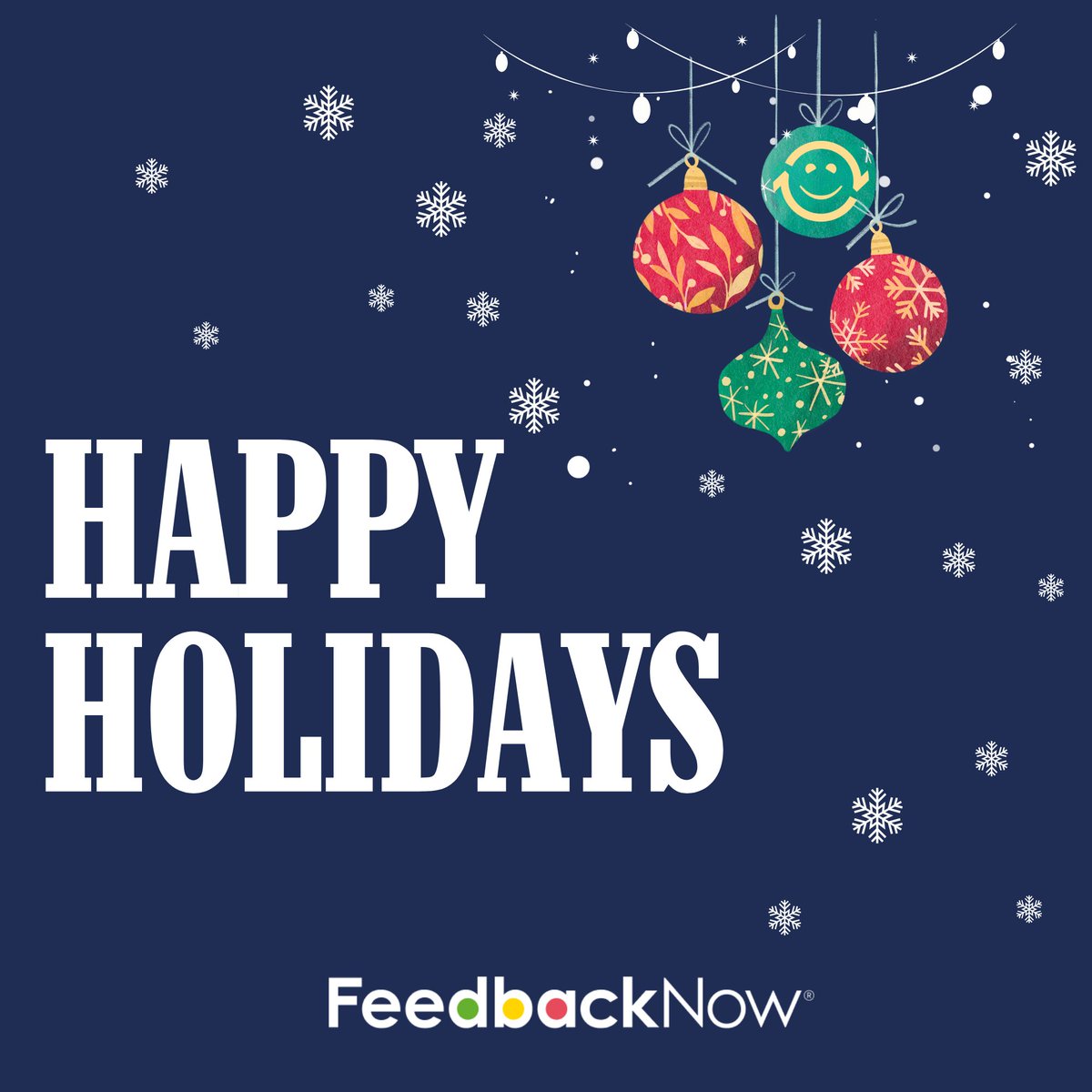 feedbacknow_inc's tweet photo. Wishing you a joyful holiday season and a prosperous New Year! Here’s to better customer experiences and optimized operations in 2025! https://t.co/1aoESZpPdq