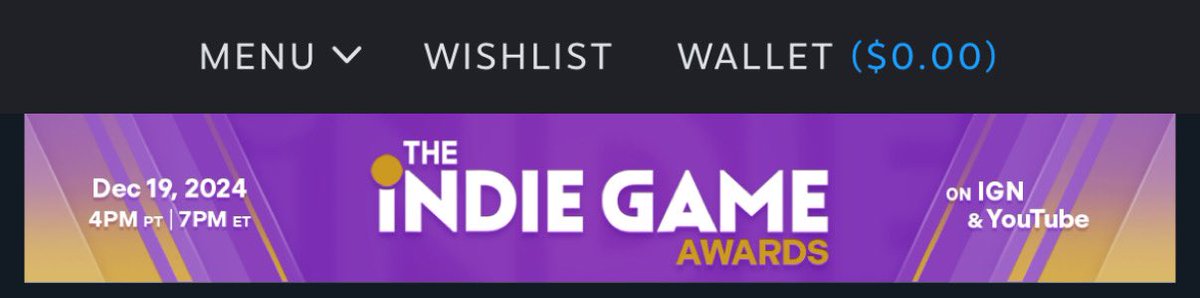 The Indie Game Awards Steam Event officially “ends” today.

While the page will remain live, now is the perfect time to catch up on some stellar 2024 indies from our nominees, recipients, presenters, partners, and more!

🔗 store.steampowered.com/sale/TheIndieG…