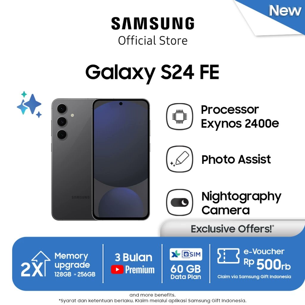 RETWEET #GalaxyS24FExShopee yang mau mimin kirimin Galaxy S24 FE 😙
s.shopee.co.id/9zhMbviZf0