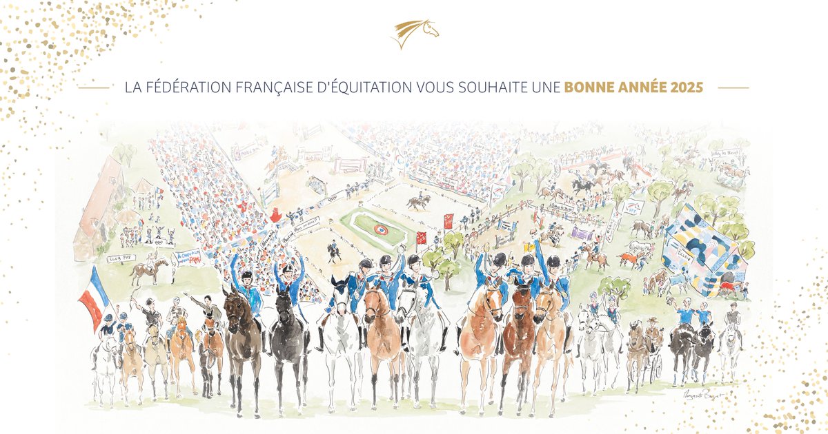 La <a href="/FFEquitation/">Fédération Française d'Équitation</a> vous souhaite une bonne année 2025 ! ✨

On vous souhaite de merveilleux moments avec vos chevaux et poneys 🐎