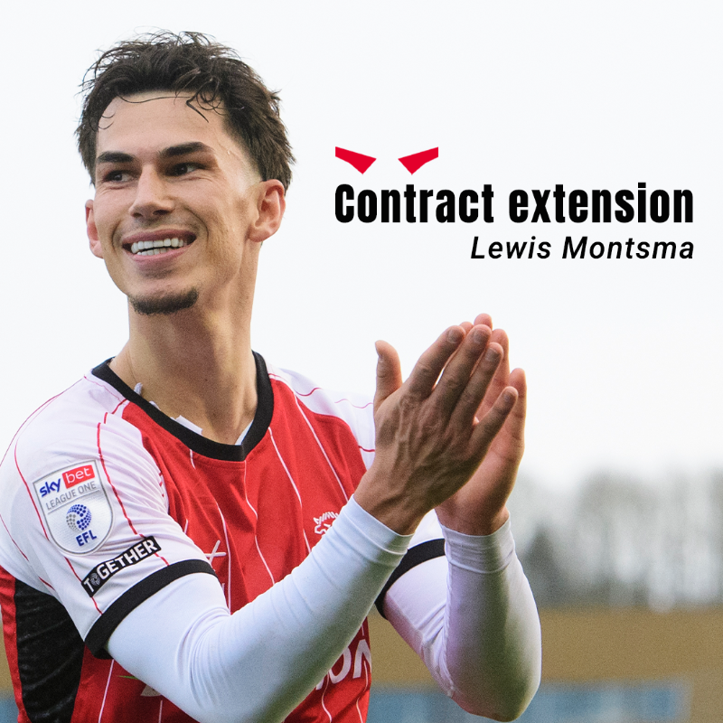 LincolnCity_FC's tweet photo. ✍️ Lewis Montsma has signed a phased, multi-year contract extension which could keep him at the club until the summer of 2027.

#WeAreImps
