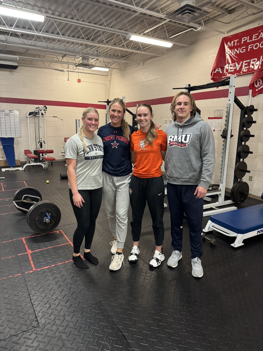 Coach Hutter (@coachhutter12) on Twitter photo The alumni are back for lifting. Nice to have company for <a href="/HutterBrody/">Brody Hutter</a>
I really appreciate their commitment and loyalty to me and the weight room over the past 10 years. <a href="/hayliebrunson22/">haylie brunson</a> <a href="/PennStateSB/">Penn State Softball</a> <a href="/cpoulich8/">Courtney Poulich</a> <a href="/RMUSoftball/">RMU Softball</a> <a href="/Hutter_5/">Katie Hutter</a> <a href="/BGSUSoftball/">BGSU Softball</a> <a href="/HutterJackson/">Jackson Hutter</a> <a href="/RMU_Football/">RMU Football</a> The alumni are back for lifting. Nice to have company for <a href="/HutterBrody/">Brody Hutter</a>
I really appreciate their commitment and loyalty to me and the weight room over the past 10 years. <a href="/hayliebrunson22/">haylie brunson</a> <a href="/PennStateSB/">Penn State Softball</a> <a href="/cpoulich8/">Courtney Poulich</a> <a href="/RMUSoftball/">RMU Softball</a> <a href="/Hutter_5/">Katie Hutter</a> <a href="/BGSUSoftball/">BGSU Softball</a> <a href="/HutterJackson/">Jackson Hutter</a> <a href="/RMU_Football/">RMU Football</a>