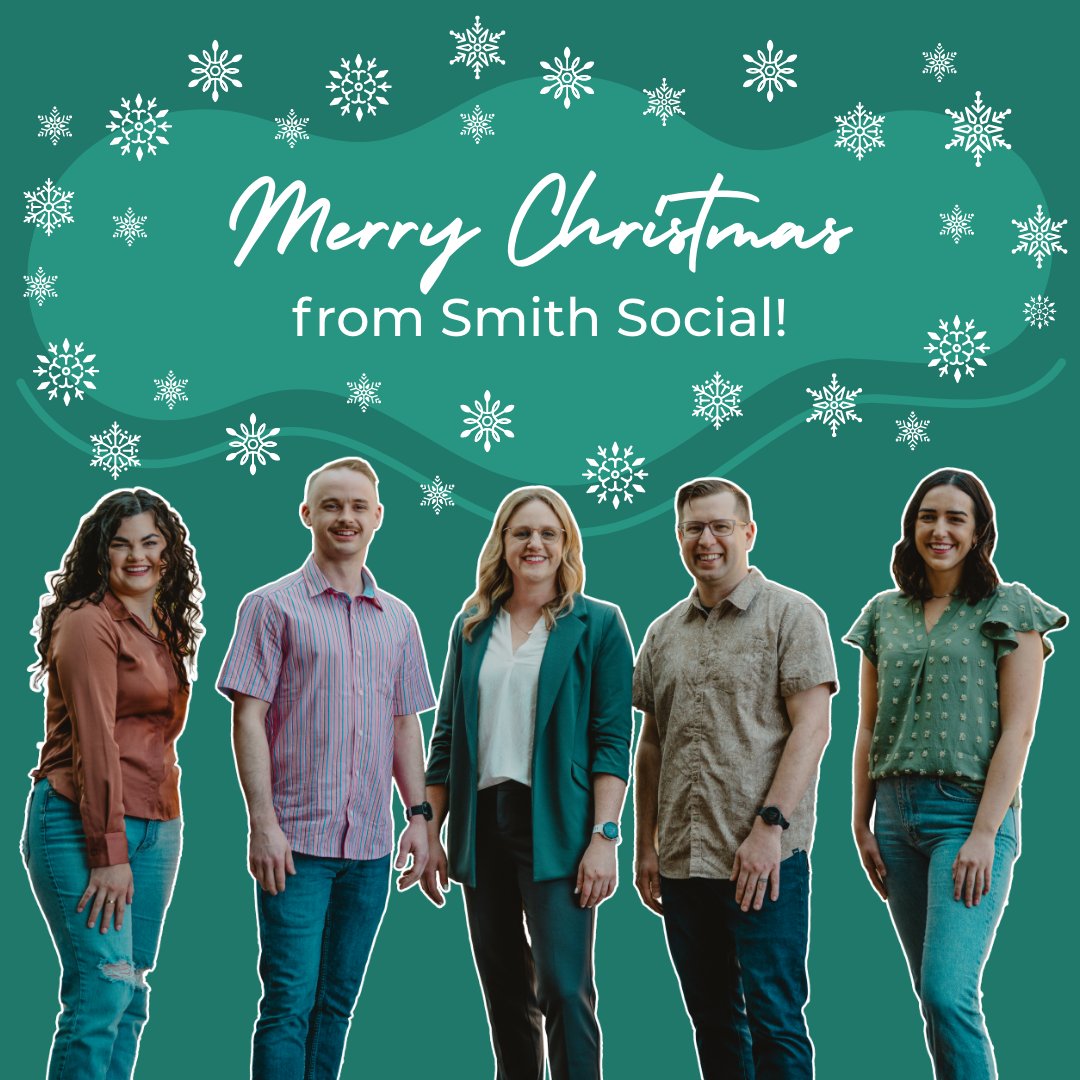 Merry Christmas and Happy Holidays from the Smith Social team! Wishing you a peaceful and joyful holiday season. 🎄✨