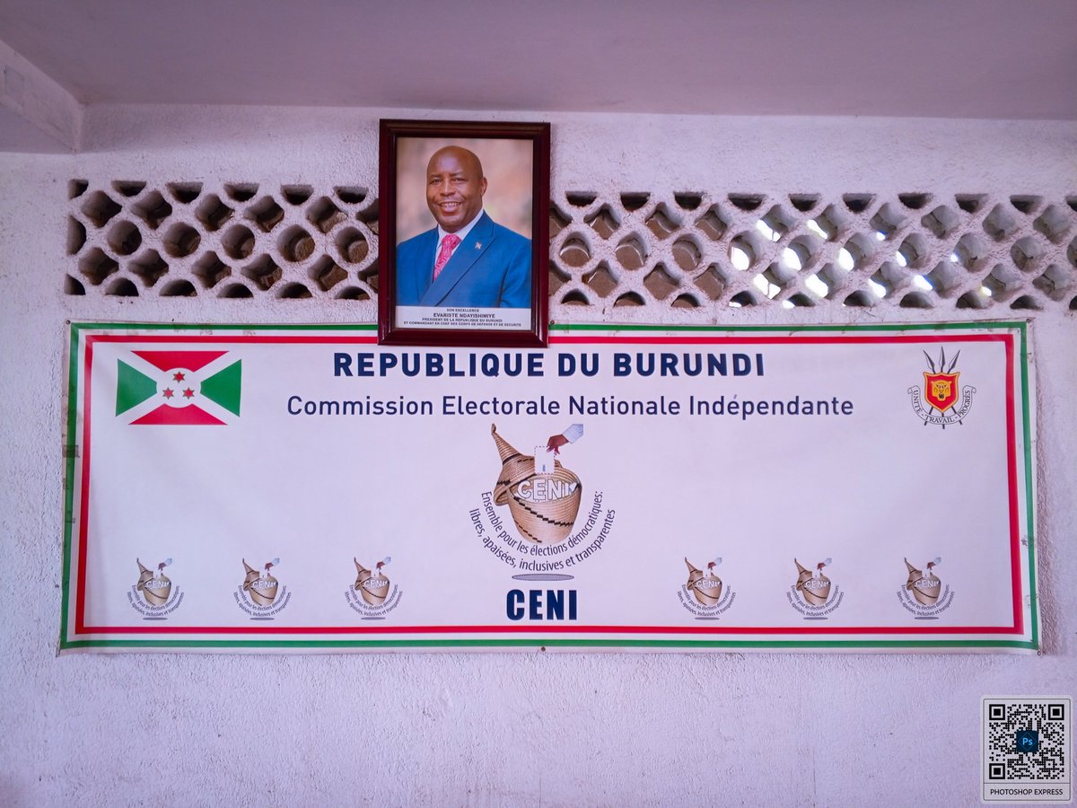 CBurundi97669's tweet photo. @CeniBurundi .Fin du dépôt des dossiers, ce 23 décembre 2024 pour les Candidats députés à la CENI.
Les élections des députés sont prévues pour le 05 juin2025 https://t.co/Bm2Nz85ijX