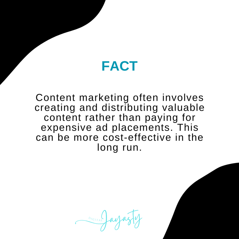 digitaljayasty's tweet photo. Content marketing: cheaper than traditional advertising?
Myth or fact?
Let me know your thoughts! Want to see more like this? Then hit that follow button! π #seoexpertservices #seoexperts #MondayMythBusters #seoexpert https://t.co/FZtntYgeHI