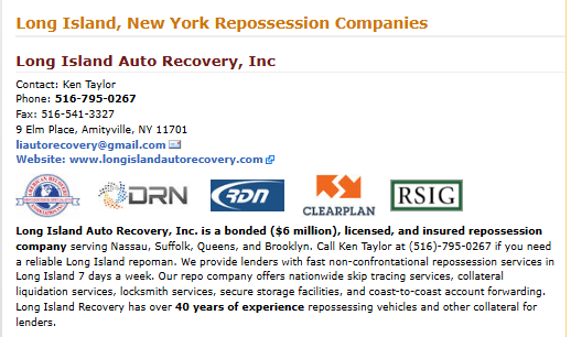 TajLong's tweet photo. Good Morning, hey hey, we're 2 days away! This morning, my Repossession Agency Spotlight is on: *LONG ISLAND AUTO RECOVERY*an AMITYVILLE, NEW YORK-based REPOSSESSION AGENCY covering Long Island, New York and the Bronx, Brooklyn, Manhattan, Queens, and Staten Island. Taj Told You https://t.co/Dey7BygcLT
