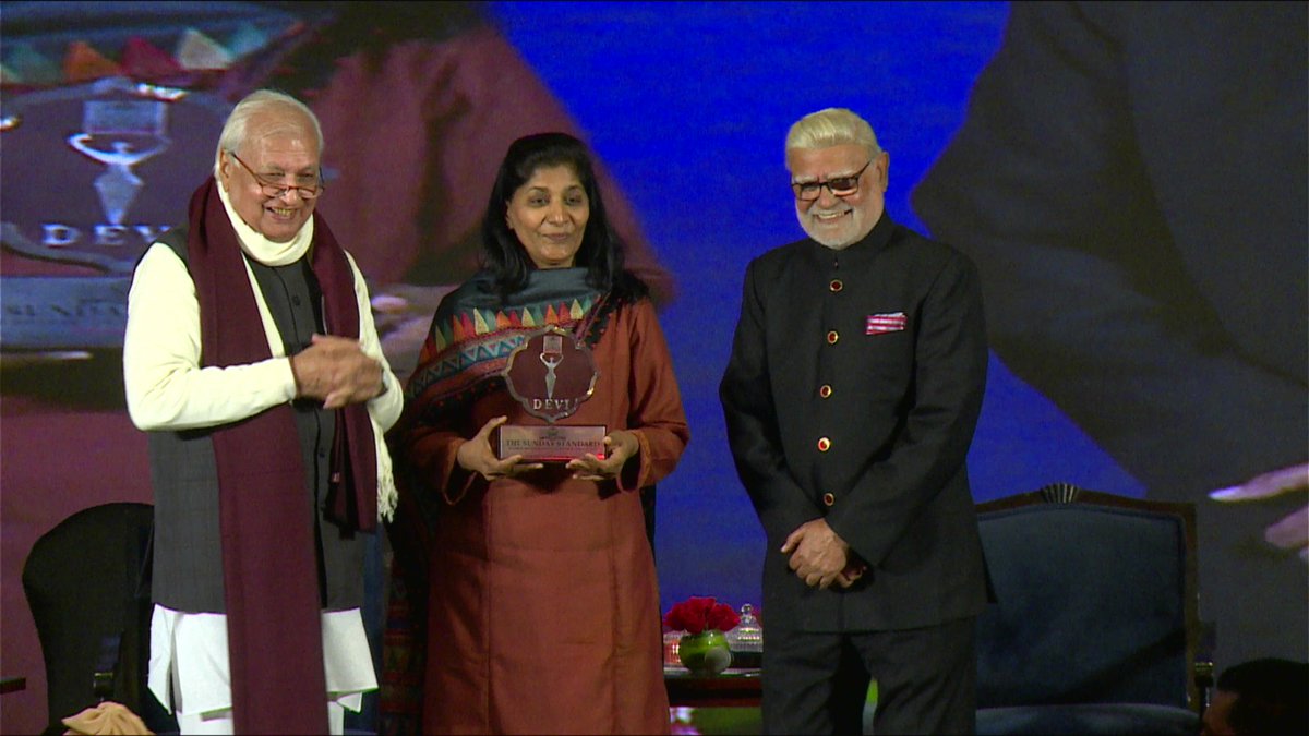 The New Indian Express (@newindianxpress) on Twitter photo #DeviDelhiAwards2024 | Poonam Gupta, Director General, <a href="/ncaer/">NCAER</a>, lauded for her work in the field of Economics.
<a href="/KeralaGovernor/">Kerala Governor</a> <a href="/PrabhuChawla/">PrabhuChawla</a> <a href="/santwana99/">santwanabhattacharya</a> <a href="/tallysolutions/">Tally Solutions</a> <a href="/KiaasaOfficial/">Kiaasa</a> <a href="/PCJeweller/">PC Jeweller</a>
<a href="/gifts_ahujsons/">gifts_by_ahujasons</a> <a href="/prabhatam_group/">Prabhatam Group</a> <a href="/radicokhaitan/">Radico Khaitan</a>
<a href="/Fratelli_Wines/">Fratelli Vineyards</a> <a href="/Sunday_Standard/">The Sunday Standard</a> #DeviDelhiAwards2024 | Poonam Gupta, Director General, <a href="/ncaer/">NCAER</a>, lauded for her work in the field of Economics.
<a href="/KeralaGovernor/">Kerala Governor</a> <a href="/PrabhuChawla/">PrabhuChawla</a> <a href="/santwana99/">santwanabhattacharya</a> <a href="/tallysolutions/">Tally Solutions</a> <a href="/KiaasaOfficial/">Kiaasa</a> <a href="/PCJeweller/">PC Jeweller</a>
<a href="/gifts_ahujsons/">gifts_by_ahujasons</a> <a href="/prabhatam_group/">Prabhatam Group</a> <a href="/radicokhaitan/">Radico Khaitan</a>
<a href="/Fratelli_Wines/">Fratelli Vineyards</a> <a href="/Sunday_Standard/">The Sunday Standard</a>