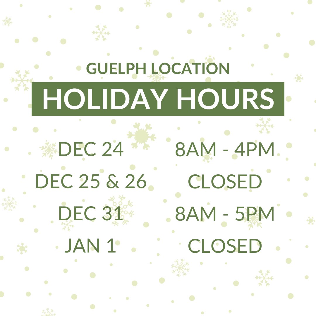 Happy holidays! Please make note of our revised hours over the festive season. Thanks and remember, our online storefront is always open at RoweFarmsOnline.ca! ✨

#toronto #torontofood #torontoeats #guelphont #guelphontario
