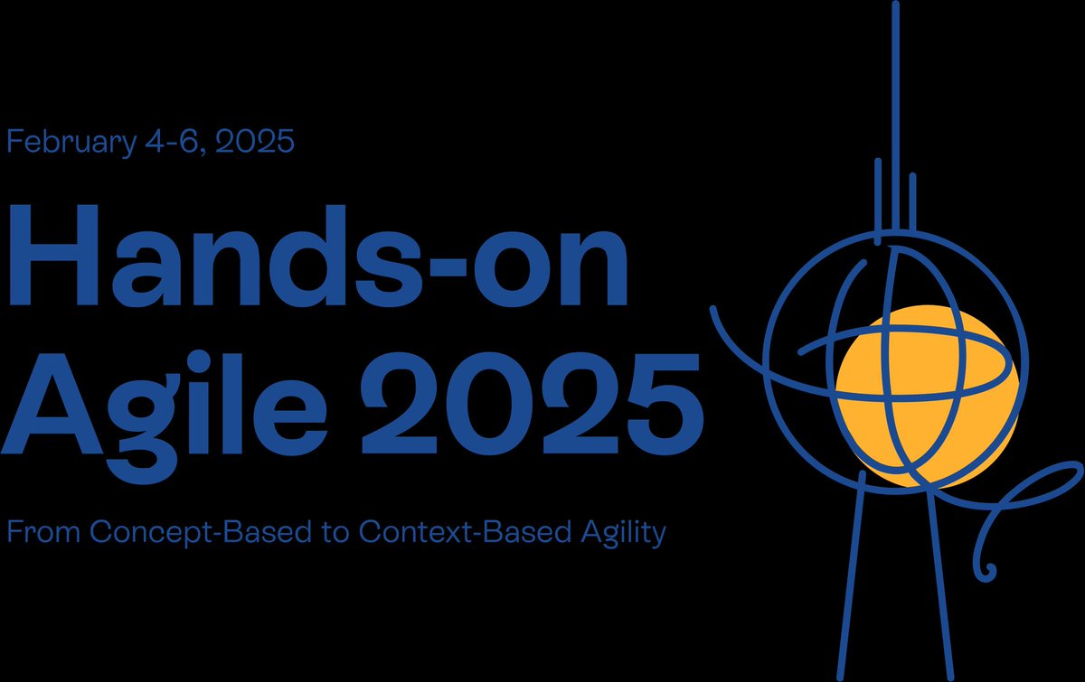 StefanW's tweet image. 📅 💯 🇬🇧 A #Free #OpenSpace on what the Future May Bring for #Agile:

Join 575-plus Peers on February 4-6, 2025:

&quot;Hands-on Agile 2025&quot; buff.ly/4ec9ke9 #hoa2025
