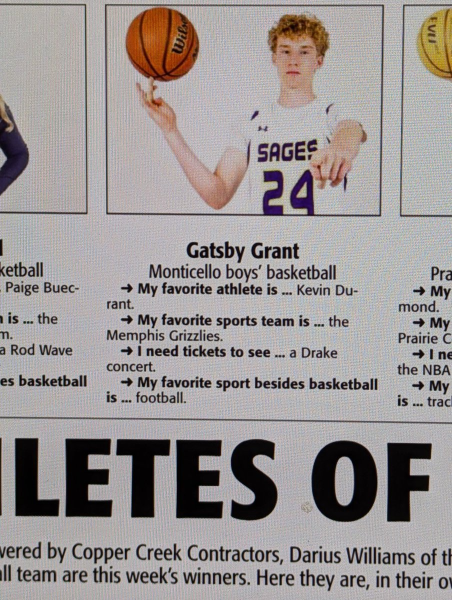 Gatsby Grant <a href="/SagesBasketball/">Sages Basketball</a> in today's News-Gazette <a href="/ngpreps/">News-Gazette Preps</a> Faces if the Winer  <a href="/SAGEPRIDE/">Monticello HS</a> <a href="/SagesAthletics/">Sages Athletics</a> #GoSages #SagesHolidayHoopla
