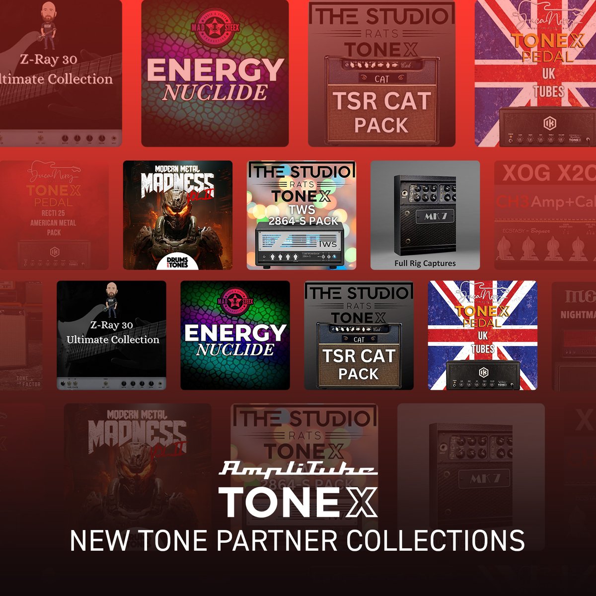 IKMultimediaES's tweet photo. ¡7 nuevas colecciones TONEX Tone Partner que llevan el total a más de 400 disponibles en todo el ecosistema TONEX! 

¡Conócelas! https://t.co/xJrwTny6Ob

.

#TONEXPedal #TONEX #AmpliTube5 #ToneNET #ToneModel #grabación #guitarra #bajo #guitarrista #bajista #amplificador #pedal https://t.co/8D465VCx5v