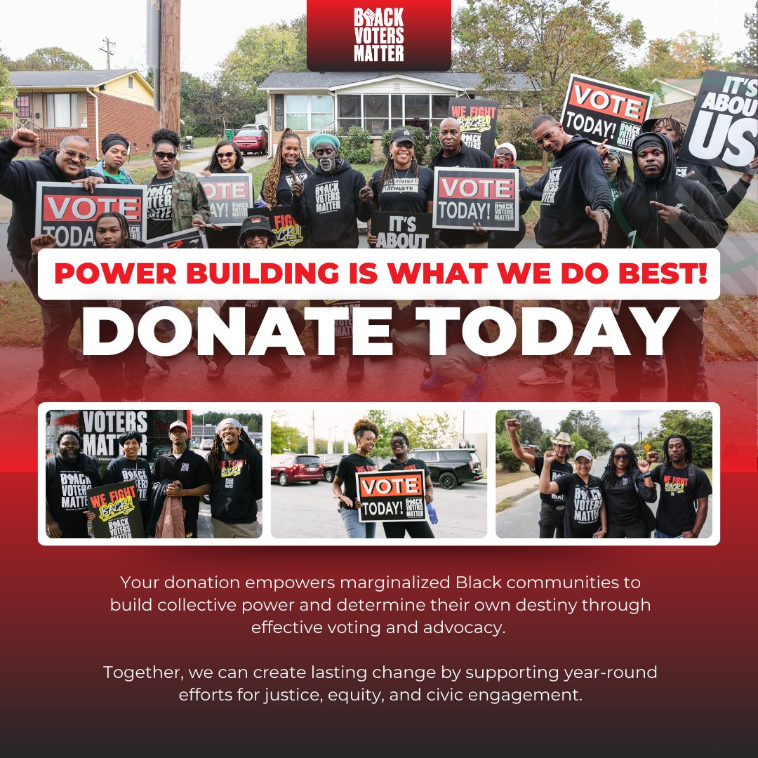 Power building is year-round! Support our work in 2025 by becoming a monthly donor. Your gift fuels vital programs that uplift OUR communities.

Join us today! secure.actblue.com/donate/devoeoy…