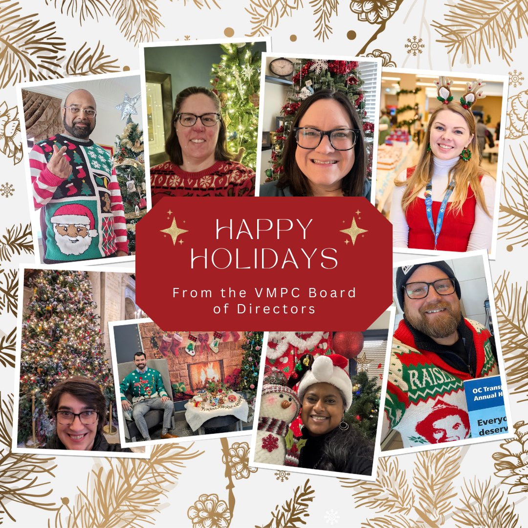 Thank you for being a valued member of the VMPC community. We are wishing you and your loved ones a safe and happy holiday season.