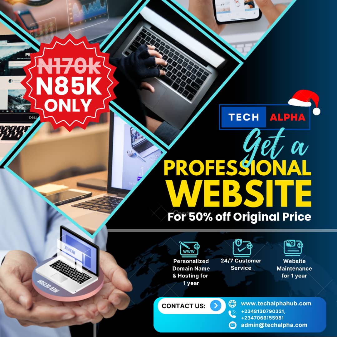 Techalphahub's tweet image. Take Your Business to the Next Level!

It’s not too late to take your business digital and attract more customers! A professionally designed website is your gateway to reaching a wider audience and boosting your brand visibility.