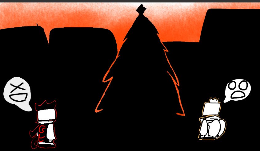 Creo que me pase un poco con la ciudad quemándose, pero al menos subí un dibujo para diciembre. :3