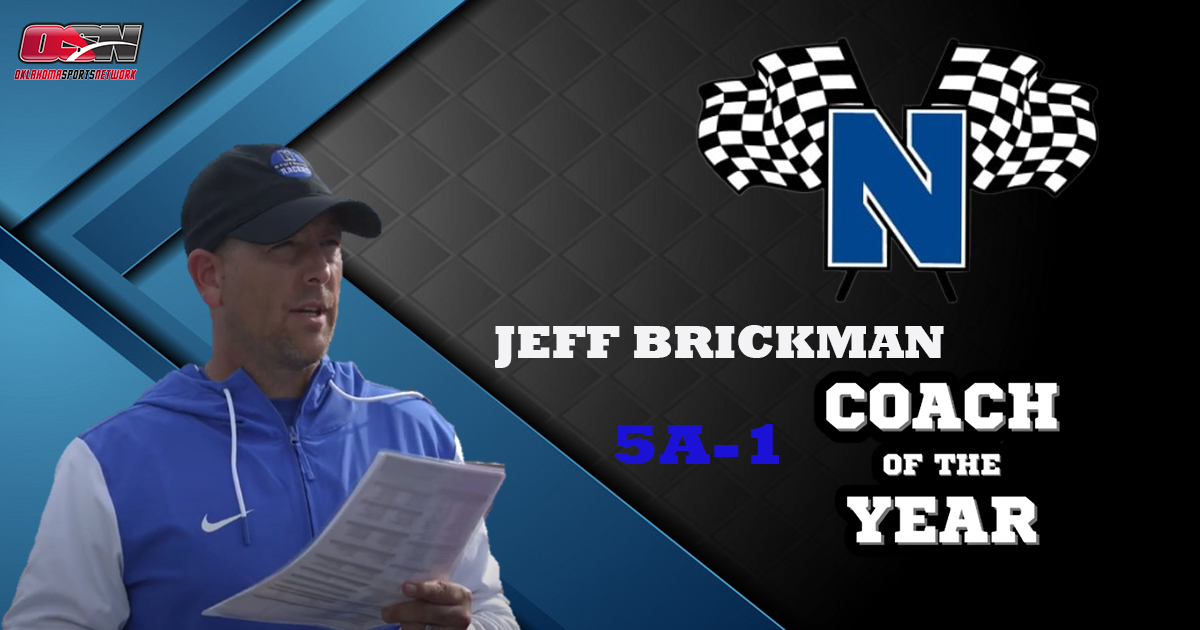 Congratulations to Coach Jeff Brickman of Newcastle. Class 5A-1 Coach of the Year. District champions and the team made a Semi Final appearance after moving up from 4A just last season
