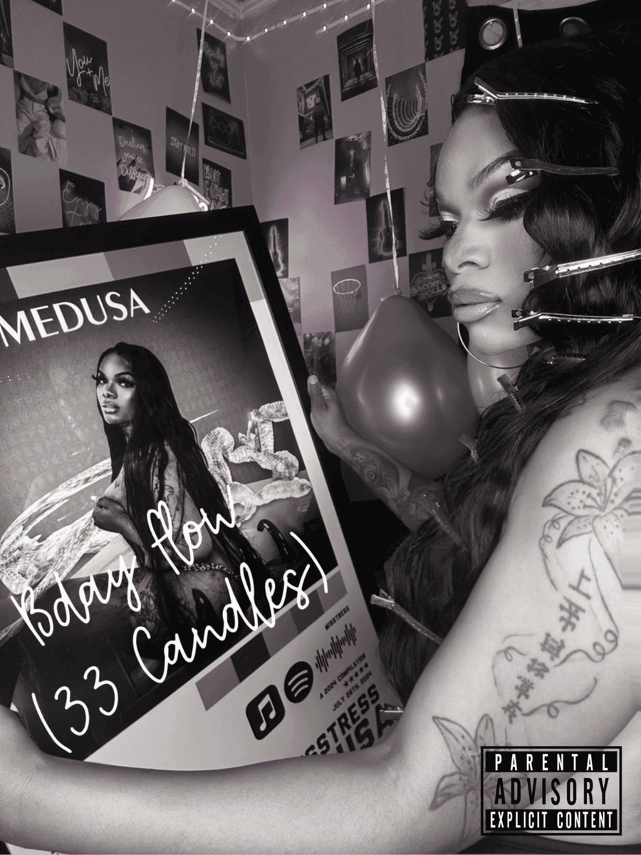 missprincessatl's tweet photo. #BdayFlow (33 Candles) drops 12/27 ♑️🎤💿🔥 on all streaming platforms ; decided to drop a freestyle on my actual birthday yall ready Royalties 👑?
#MISStress💋
#ThePrincessOfRap🎤🦄👑
#newmusic #freestyle #hiphop #bday #bdayflow #fyp #explore https://t.co/pQFLgLfipo