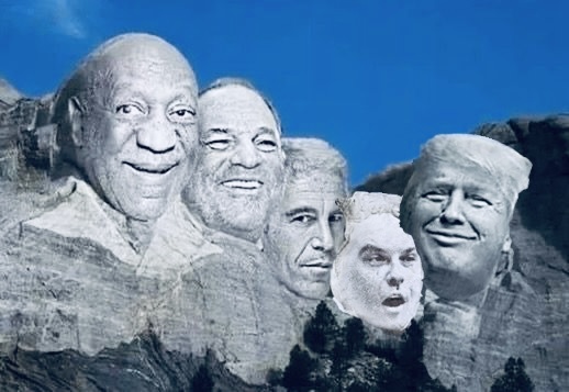 MediaBusters6's tweet photo. Wow! 
The stonemasons at Mount #Pedmore work fast!
We knew he was awful but he’s even worse:
'Prostitution, statutory rape, illicit drug use &amp; more”
https://t.co/6GIQJPwuq1 https://t.co/w2rLh11Pha