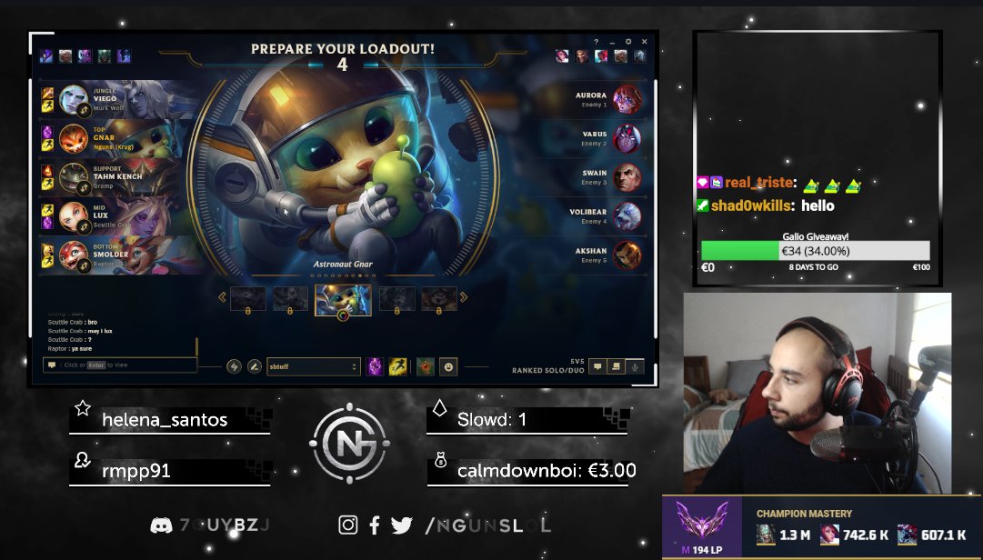 Stream on!
twitch.tv/NgunsL0L
