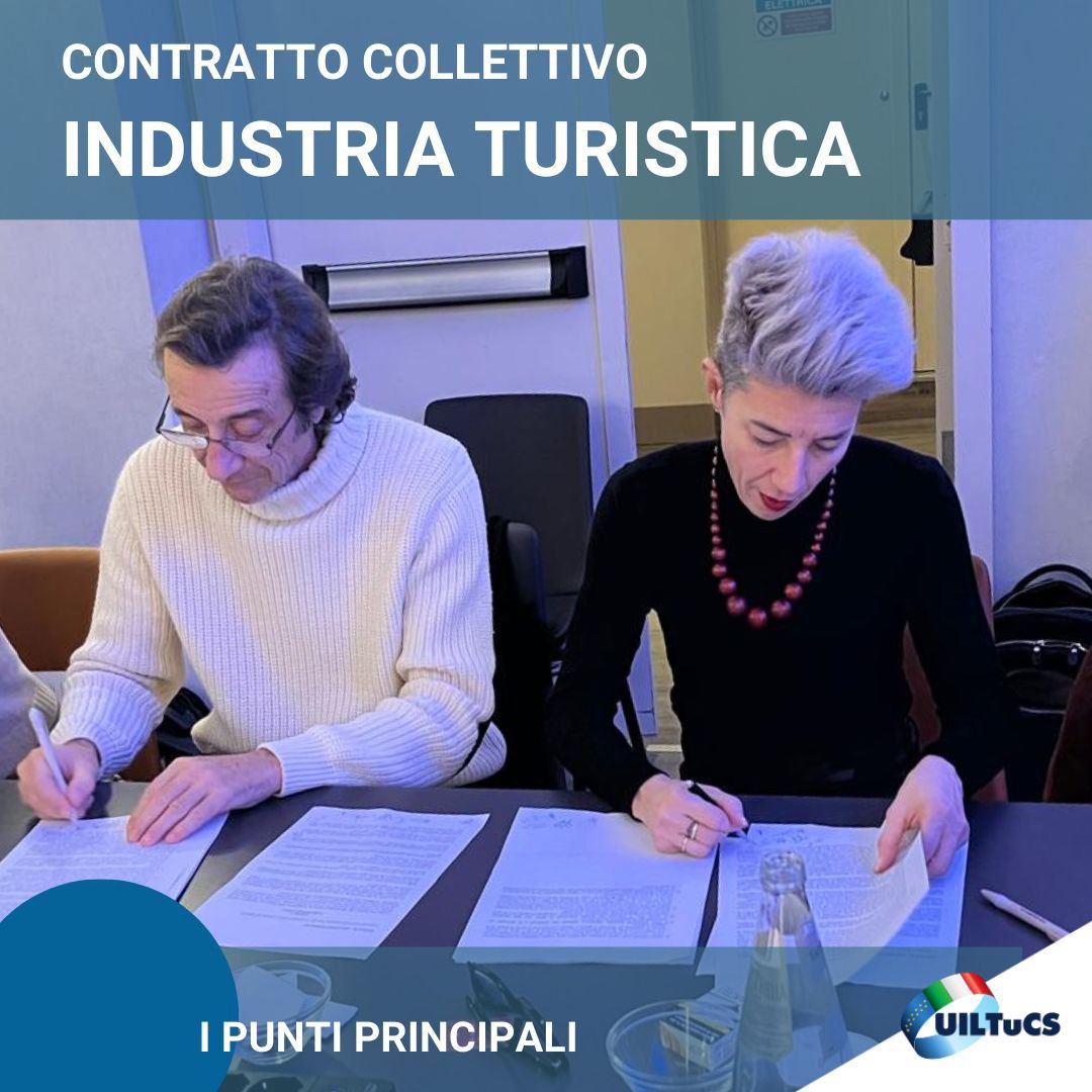 uiltucs's tweet photo. 🖊 Qualche dettaglio del nuovo contratto nazionale del #Turismo, Aica Federturismo Confindustria che abbiamo appena rinnovato!
E per approfondire leggi qui.
La #Uiltucs ti tutela e rinnova i contratti 💙
https://t.co/h9FLLCab0m https://t.co/a7DTBlI2CU