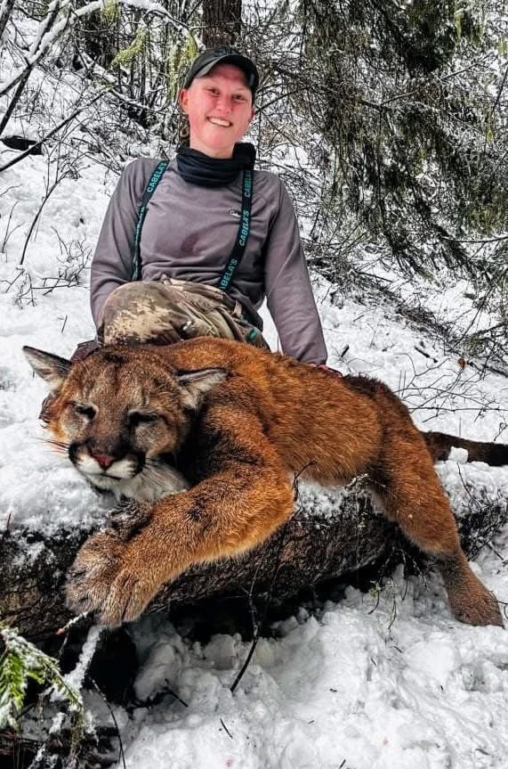 Xpose Trophy Hunting (@xposetrophyhunt) on Twitter photo Britteny is in remission from stage 4 breast cancer. Her dream was to 'harvest' a mountain lion. Boulder Creek Outfitters (Idaho) helped make her dream come true. Celebrating her life by taking another life. Twisted. 🤬RT
#BanTrophyHunting
<a href="/SARA2001NOOR/">Sara✌️💙🍉peaceFOReveryone</a> <a href="/Angelux1111/">Angel</a> <a href="/Lin11W/">🌱🌹❤️ Anonymous for the voiceless ❤️🌹🌱</a> Britteny is in remission from stage 4 breast cancer. Her dream was to 'harvest' a mountain lion. Boulder Creek Outfitters (Idaho) helped make her dream come true. Celebrating her life by taking another life. Twisted. 🤬RT
#BanTrophyHunting
<a href="/SARA2001NOOR/">Sara✌️💙🍉peaceFOReveryone</a> <a href="/Angelux1111/">Angel</a> <a href="/Lin11W/">🌱🌹❤️ Anonymous for the voiceless ❤️🌹🌱</a>