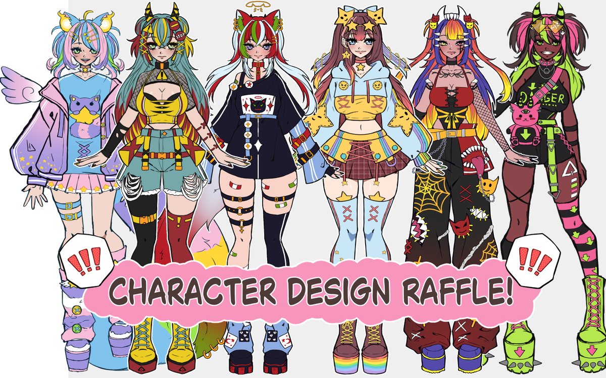 ughdemay's tweet photo. ✨Character design raffle!

1 winner will get a surprise me! character design\outfit design for exsisting character. 

Commercial use included!

✨follow me and RT to enter
✨ends in 2 weeks January 6th

I can do male\female, human\humanoid\anthro designs.

#artraffle #adoptable https://t.co/TDvHdqK2Cx