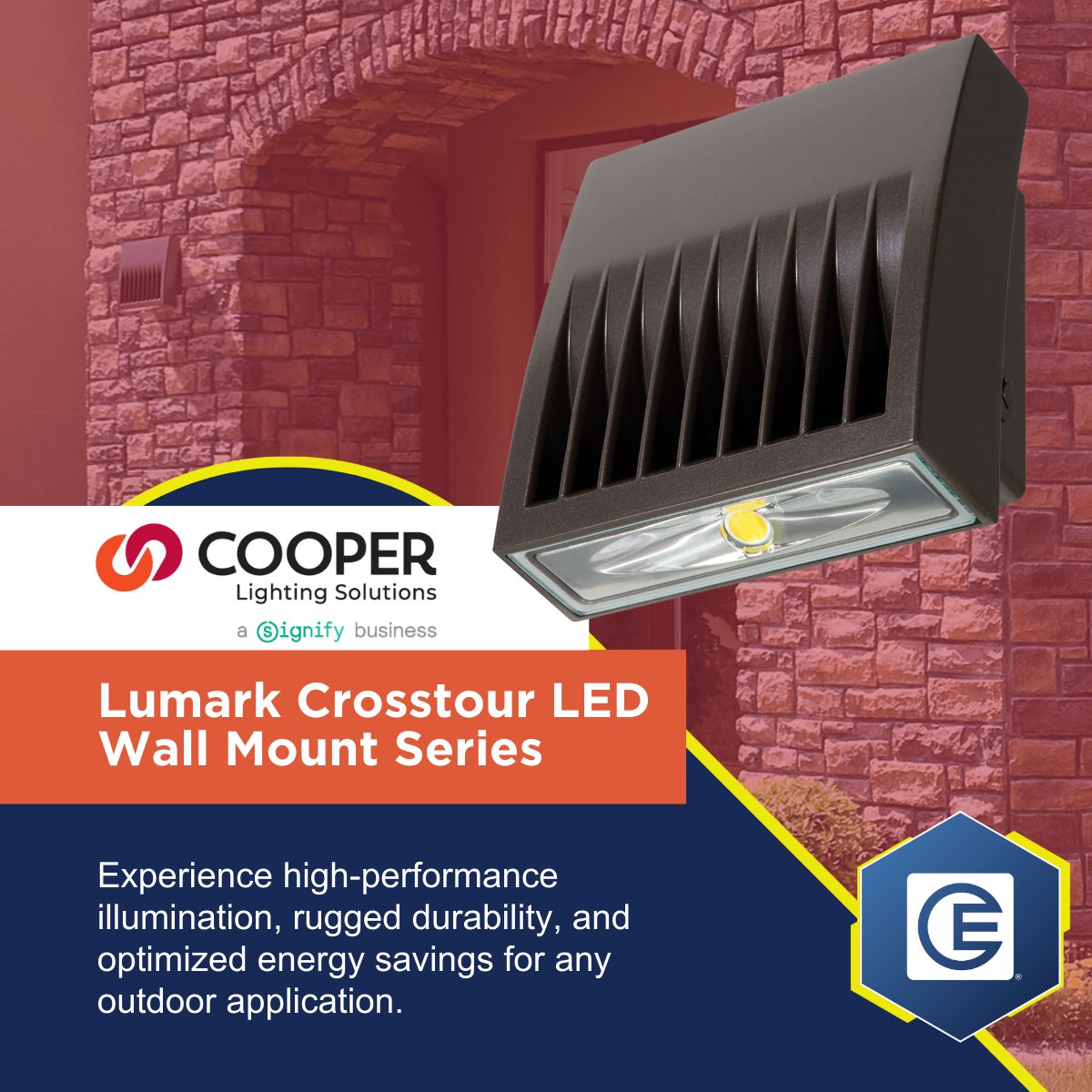 CrescentElectrc's tweet image. Upgrade your spaces with Lumark Crosstour Wall Mounts by Cooper Lighting Solutions. 

These outdoor luminaires are designed to endure tough conditions, lower energy costs, and provide dependable light for pathways, entrances, parking areas, and more. Shop: ow.ly/IXZh50UqkM5