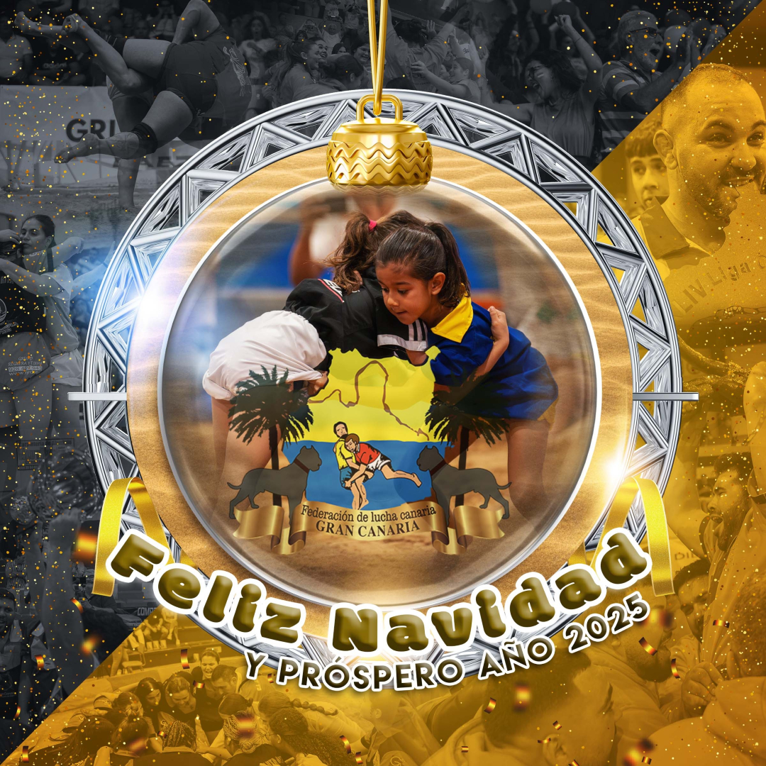 Que la Navidad traiga consigo la esperanza de un mañana lleno de victorias, tanto en la vida como en el terrero. Desde la Federación de Lucha Canaria,  ¡𝗙𝗲𝗹𝗶𝗰𝗲𝘀 𝗳𝗶𝗲𝘀𝘁𝗮𝘀! 🎄🤼‍♀️

#LuchaCanaria #Navidad #Respeto #Unión