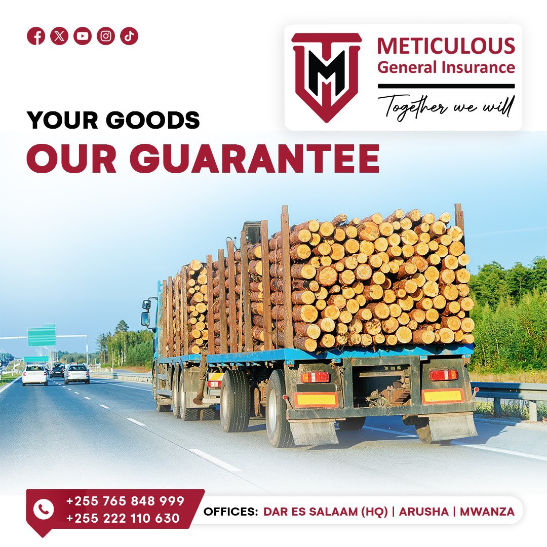 MET_insurance's tweet photo. Your goods, our promise of protection 🤝🏼

With our Goods in Transit Insurance, your goods are covered every step of the way! ✅

#METInsurance #TogetherWeWill #Bima #tanzania #goodsintransit #goodsintransitinsurance #bimayamizigo #goods https://t.co/DZZ4wwEgd1
