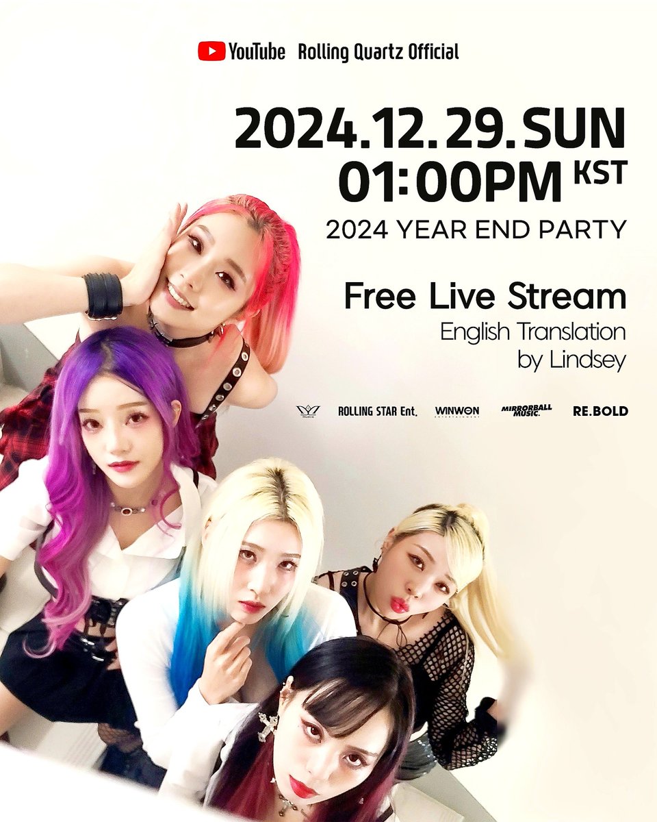 Rolling_Quartz's tweet image. [RQschedule] 💎❤👑 

* Dec 29 2024 1PM KST: Free Live Stream 
youtube.com/c/ROLLINGQUART…

* Jan 04-05 2025: Korea 단독공연 
* Jan 17- Feb 15 2025: EU Tour 유럽투어
* Mar 30 - May 23 2025: US &amp;amp; Canada
Ticket linktr.ee/rollingquartz

🇰🇷🇬🇧🇳🇱🇩🇪🇫🇷🇪🇸 🇮🇹🇵🇱🇫🇮🇳🇴🇩🇰🇸🇪🇨🇦🇺🇲
#Diadem #다이아뎀…