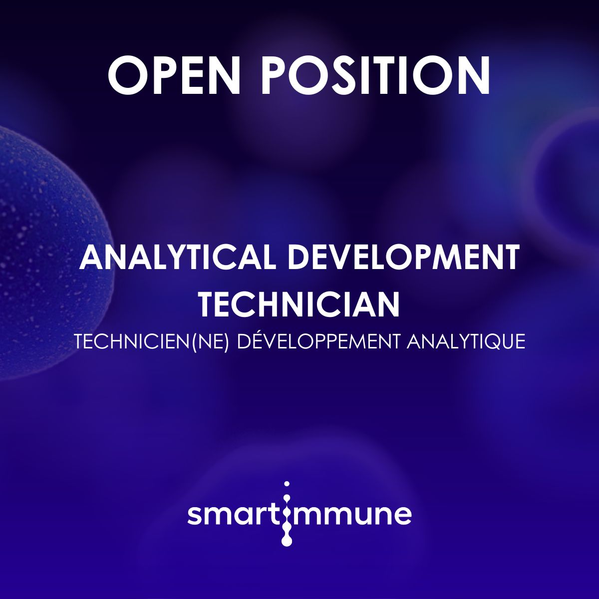 Are you, or do you know,  a good candidate to join us as an Analytical Development Technician?  This is your opportunity to be part of a team advancing the first thymus-empowered allogeneic T-cell therapies.
 lnkd.in/egHcQUY9
#job #biotechjob #offer #emploi #cv #vacancy