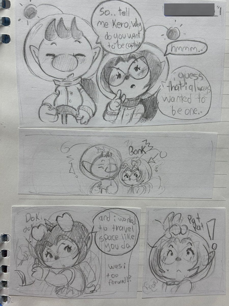 Keromomo_'s tweet photo. First mini comic i made lol
Olimar x self insert https://t.co/Yna5ZYUepR