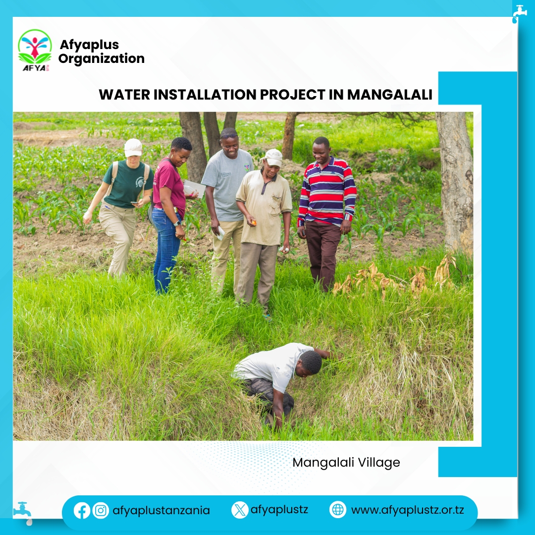 AfyaplusTz's tweet photo. The Afyaplus team, EWB MSU, &amp; RUCU. assessed Mangalali's water sources used for domestic and other activities, collecting samples for quality checks. Preparing for sustainable solutions in next year! Together, we’re building a healthier future! 💧✨ 
#Afyaplus #EWB https://t.co/KwHxACB2cS