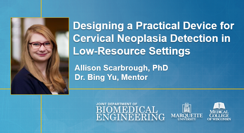MU_MCW_BME's tweet image. The Joint Department sends its sincerest congratulations to Alli Scarbrough of Dr. Bing Yu&apos;s #BiophotonicsLab as she successfully defended her dissertation last week. We wish you all the best, Alli!