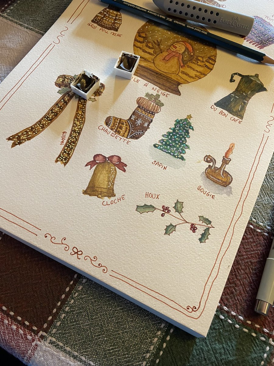 lafeecrochete's tweet photo. Un Noël cozy 🎄🍪🎨🖌️
#aquarelle #watercolor #art #painting #tutos #cosy https://t.co/aJszCwZduY